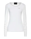 Philipp Plein Woman T-shirt Ivory Size Xs Viscose, Elastane In White