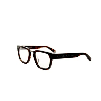 Philipp Plein Women's 51 Mm Shiny Dark Havana Opticals