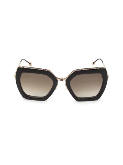 Philipp Plein Women's 53mm Butterfly Sunglasses In Black