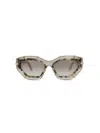Philipp Plein Women's 55mm Cat Eye Sunglasses In Beige