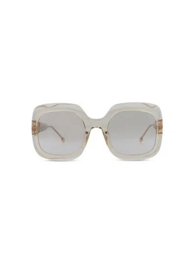 Philipp Plein Women's 55mm Square Sunglasses In Beige