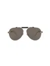 Philipp Plein Women's 62mm Aviator Sunglasses In Palladium