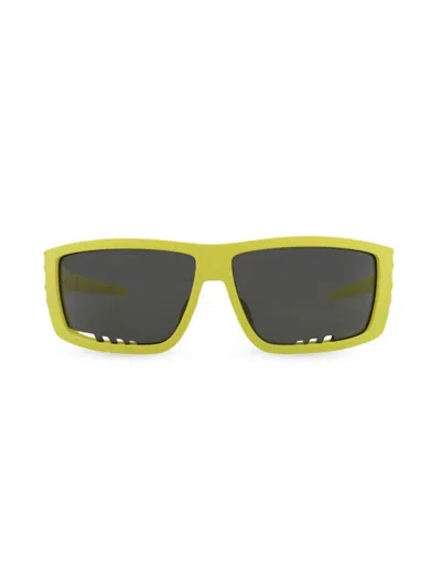 Philipp Plein Women's 64mm Rectangle Sunglasses In Yellow