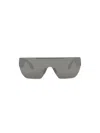 Philipp Plein Women's 99mm Wrap Sunglasses In Palladium