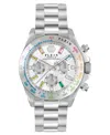 Philipp Plein Nobile Lady Chronograph Watch In Stainless Steel