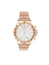 Philipp Plein Women's Nobile Lady Ip Rose Gold Stainless Steel Chronography Bracelet Watch/38mm In Rose Gold