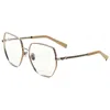 Philipp Plein Women's Opticals Vpp054s570s31 In Brown