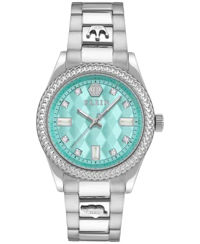 PHILIPP PLEIN WOMEN'S QUEEN CRYSTAL STAINLESS STEEL BRACELET WATCH 38MM