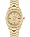 Philipp Plein Women's Queen Gold-tone Stainless Steel Bracelet Watch 36mm