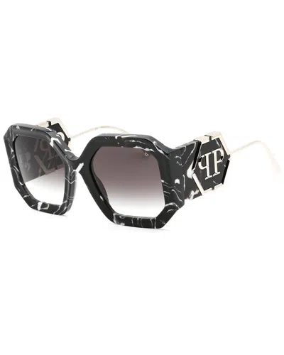 Philipp Plein Women's Spp067 54mm Sunglasses In Brown