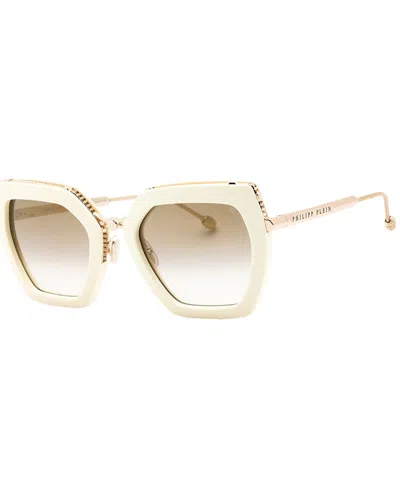 Philipp Plein Women's Spp097s 53mm Sunglasses In Neutral