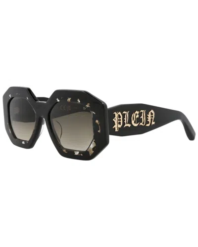Philipp Plein Women's Spp098m 53mm Polarized Sunglasses In Black