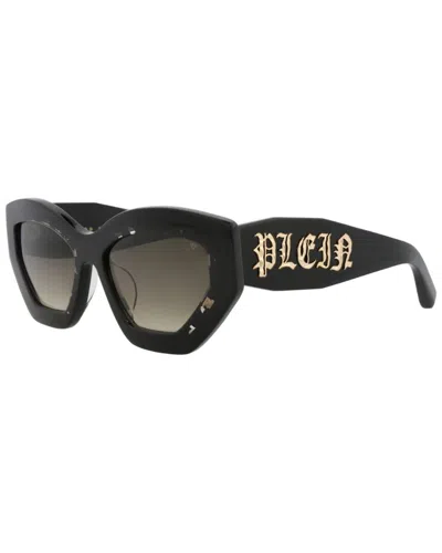 Philipp Plein Women's Spp099m 55mm Sunglasses In Brown