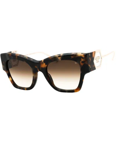 Philipp Plein Women's Spp120m 53mm Sunglasses In Brown
