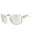 Philipp Plein Women's Spp121s 56mm Sunglasses In Nude