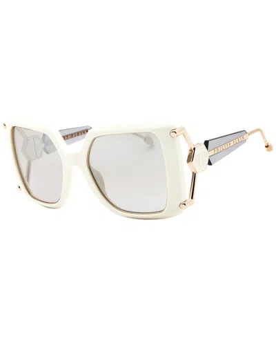 Philipp Plein Women's Spp121s 56mm Sunglasses In Nude