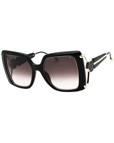 Philipp Plein Women's Spp121s 56mm Sunglasses In Brown