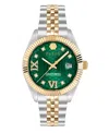 Philipp Plein Date Superlative Crystal Watch In Green