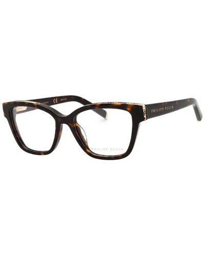 Philipp Plein Women's Vpp034s 53mm Optical Frames In Brown