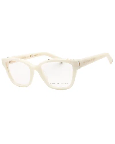 Philipp Plein Women's Vpp034s 53mm Optical Frames In White