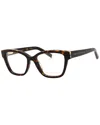Philipp Plein Women's Vpp034s 53mm Optical Frames In Brown