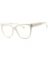 Philipp Plein Women's Vpp051m 55mm Optical Frames In White