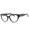Philipp Plein Women's Vpp052m 54mm Optical Frames In Black