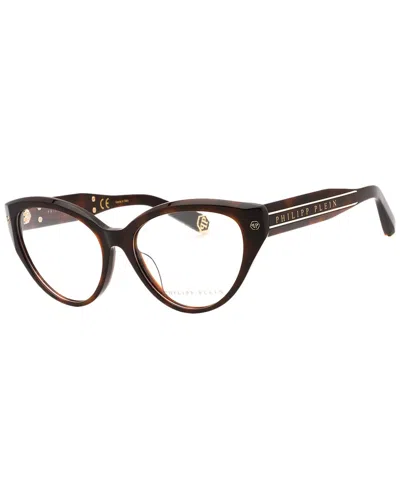 Philipp Plein Women's Vpp052m 54mm Optical Frames In Brown