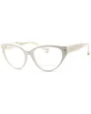 Philipp Plein Women's Vpp052m 54mm Optical Frames In White