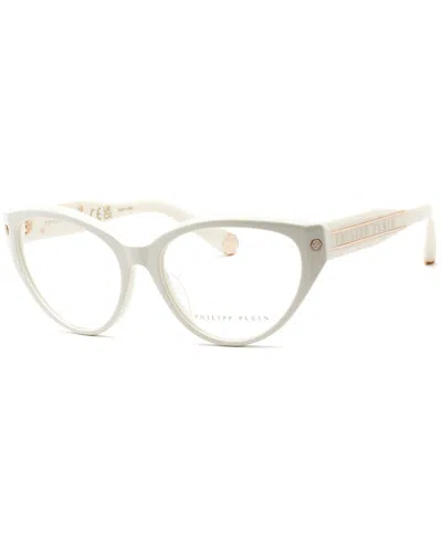 Philipp Plein Women's Vpp052m 54mm Optical Frames In White