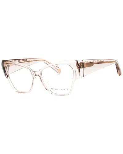 Philipp Plein Women's Vpp100 55mm Optical Frames In Brown