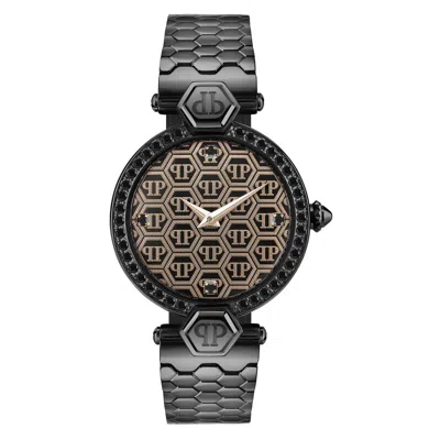 Pre-owned Philipp Plein Women's Watch Analog Quartz Couture Pweaa0921 Stainless Steel