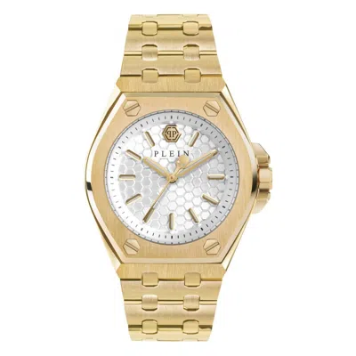 Pre-owned Philipp Plein Women's Watch Analog Quartz Extreme Lady Gold Pwjaa0722 Stainless