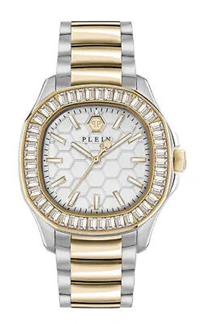 Pre-owned Philipp Plein Womens Wristwatch  Lady Pwtaa0523 Stainless Steel Golden