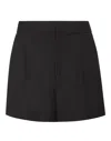 Philipp Plein Wool Basic Shorts In Black