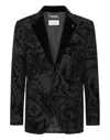 Philipp Plein Graphic-print Blazer In Black