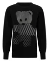 Philipp Plein Teddy Pullover Mit Kristallen In Black