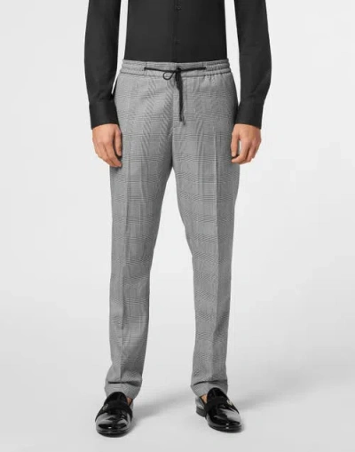 Philipp Plein Wool Jogging Trousers Men In Multi