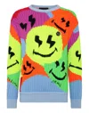 Philipp Plein Smile Graffiti Jumper In Multi