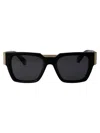 Philipp Plein Grigio Opaco Acetate Sunglasses In Black