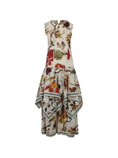 Philippa 1970 Cova Floral-print Layered Maxi Dress In Multi