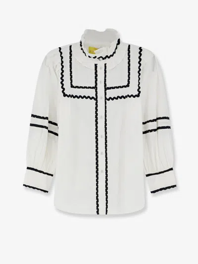 Philippa 1970 Nala Cotton Shirt In White