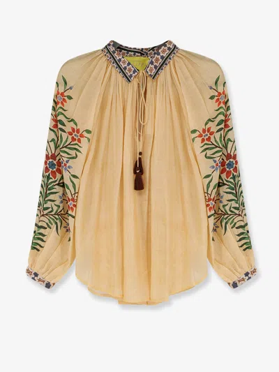 Philippa 1970 Palmira Modal Shirt In Yellow