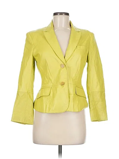 Pre-owned Philippe Adec Paris Blazer Jacket In Yellow