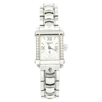 Pre-owned Philippe Charriol Diamond Ladies Wristwatch 6.5" Stainless Steel 22.8 Mm In Multi