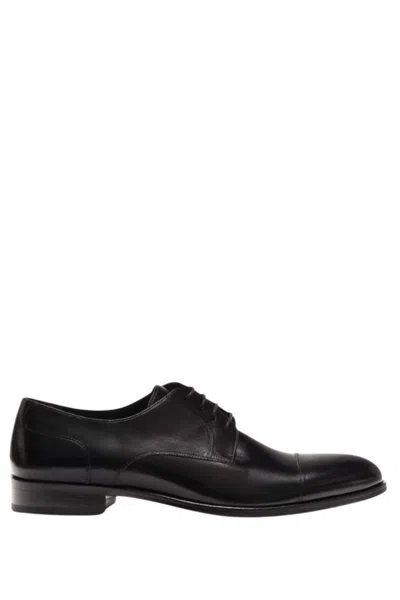 Philippe Lang Black Lace-up Derbies
