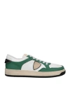Philippe Model Man Sneakers Dark Green Size 12 Textile Fibers In Green