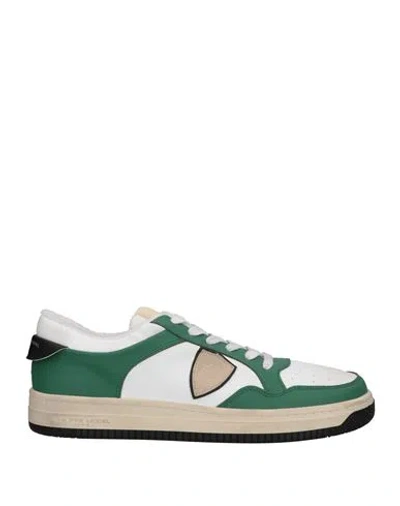 Philippe Model Man Sneakers Dark Green Size 12 Textile Fibers