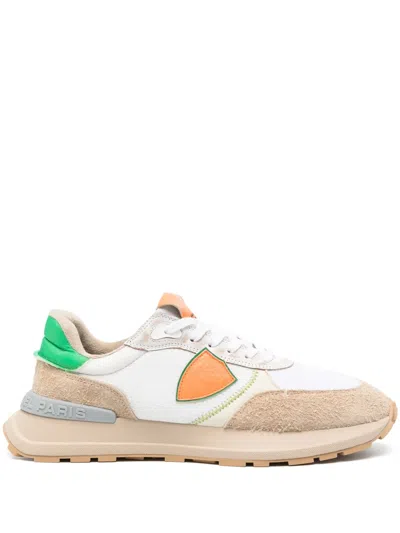 Philippe Model Antibes Logo-patch Sneakers In White
