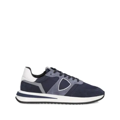 Philippe Model Blue Sneakers In Multi